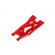 Brazo de suspensión inferior Derecho reforzado Traxxas en rojo (1pc) para X-Maxx TRX7830R