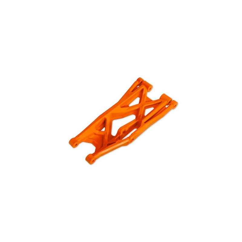 Brazo de suspensión inferior Derecho reforzado Traxxas en naranja (1pc) para X-Maxx TRX7830T