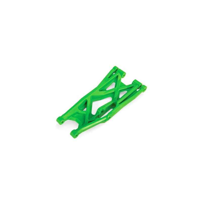 Brazo de suspensión inferior izquierdo reforzado color verde Traxxas para X-Maxx TRX7831G