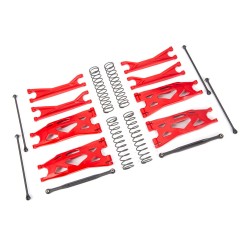 Kit de suspensión rojo Traxxas WideMaxx para X-Maxx TRX7895R