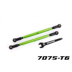 Enlaces de convergencia delanteros Traxxas verdes (2pcs) para X-Maxx / XRT TRX7897G