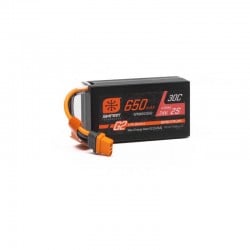 Bateria Lipo Spektrum 7.4V 650mAh 2S Smart G2 Hardcase 30C IC2 SPMX652SH2