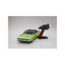 Kyosho Fazer Mk2 Dodge Charger Sublime Green de 1970 34417T2