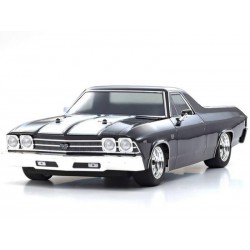 Kyosho Fazer MK2 (L) Chevy El Camino SS 396 Tuxedo Black de 1969 34419T1