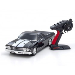 Kyosho Fazer MK2 (L) Chevy El Camino SS 396 Tuxedo Black de 1969 34419T1