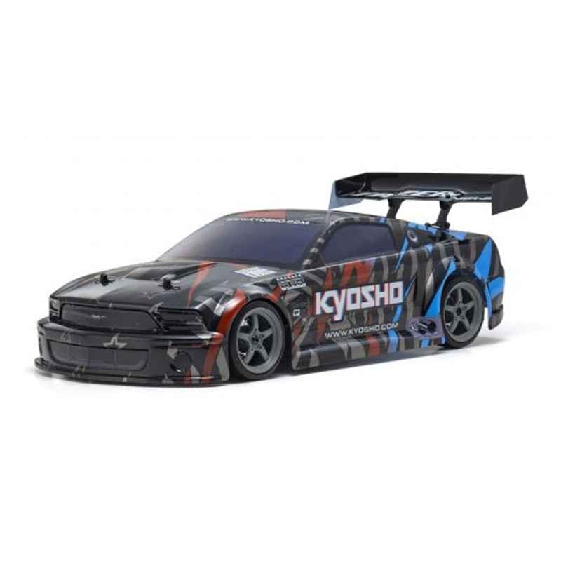 Kyosho Fazer Mk2 Ford Mustang GT-R de 2005 en color negro 34472T1