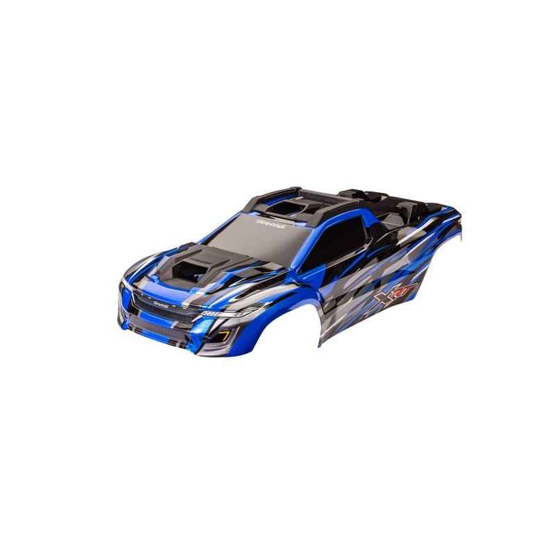 Carrocería Traxxas XRT Pintada de color azul TRX7812A