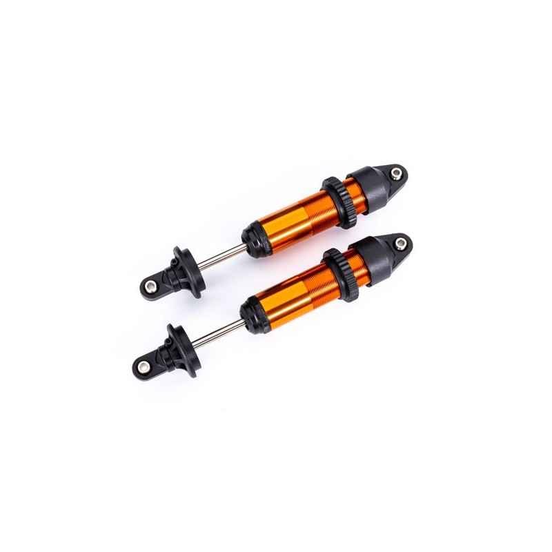 Amortiguadores Traxxas GTX de aluminio naranja medianos para XRT TRX7861T