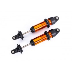 Amortiguadores Traxxas GTX de aluminio naranja medianos para XRT TRX7861T