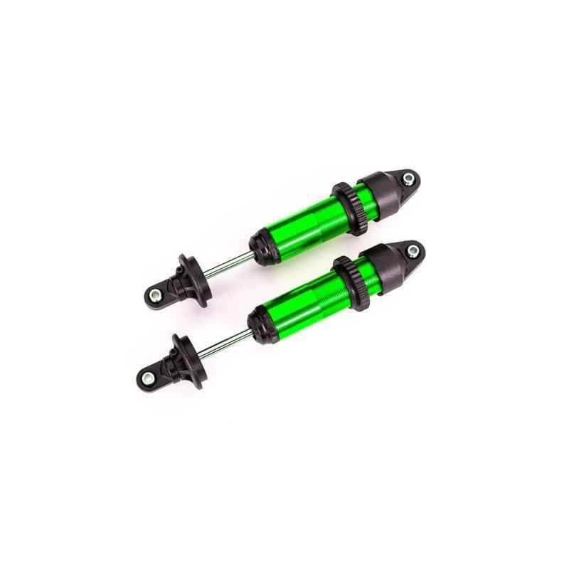 Amortiguadores Traxxas GTX de aluminio verde medianos para XRT TRX7861G