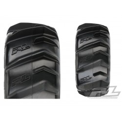 Ruedas Pro-Line Dumont Paddle Tyres montadas en llanta negra para Arrma Mojave (2) PR10189-10