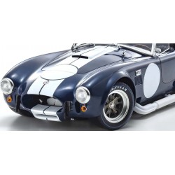 Coche Diecast Kyosho Shelby Cobra 427 S/C Spider 1:18 1962 Blanco-Azul KS08048DBL