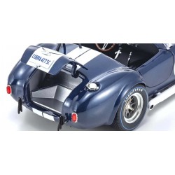 Coche Diecast Kyosho Shelby Cobra 427 S/C Spider 1:18 1962 Blanco-Azul KS08048DBL