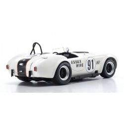 Coche Diecast Kyosho 1:18 Shelby Cobra 427 S/C Essex Wire Bridgehampton 1965 Nr.91 Blanco KS08047EW