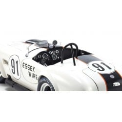 Coche Diecast Kyosho 1:18 Shelby Cobra 427 S/C Essex Wire Bridgehampton 1965 Nr.91 Blanco KS08047EW