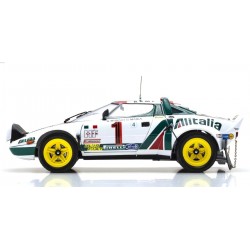 Coche Diecast Kyosho 1:18 Lancia Stratos HF S.Munari Winner Monte Carlo 1977 Nr.1 KS08130A2