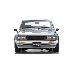 Coche Diecast Kyosho 1:18 Nissan Skyline 2000 GT-R (KPGC110) 1973 Plata KS08255S