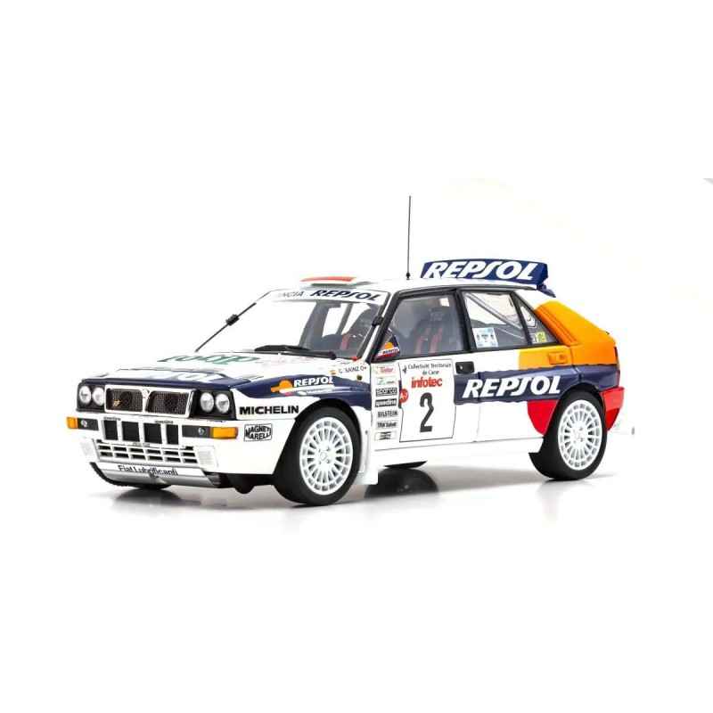 Coche Diecast Kyosho 1:18 Lancia Delta HF Integrale Evoluzione Repsol 1993 Nr.2 KS08348J