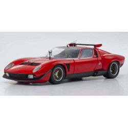 Coche Diecast Kyosho 1:18 Lamborghini Miura SVR 1970 Black-Red KS08319RBK