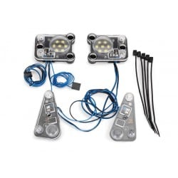 Kit de luces delanteras y traseras para Traxxas Land Rover Defender TRX-4 TRX8027