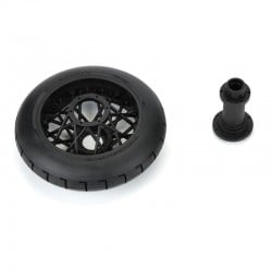 Rueda trasera Pro-line 1/4 Supermoto S3 Motorcycle Rear Tire MTD Black (1) para Losi PROMOTO-MX PRO1022310