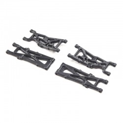 Juego de trapecios delanteros y traseros para Losi Mini-T 2.0/Mini-B (4pcs) LOS214003