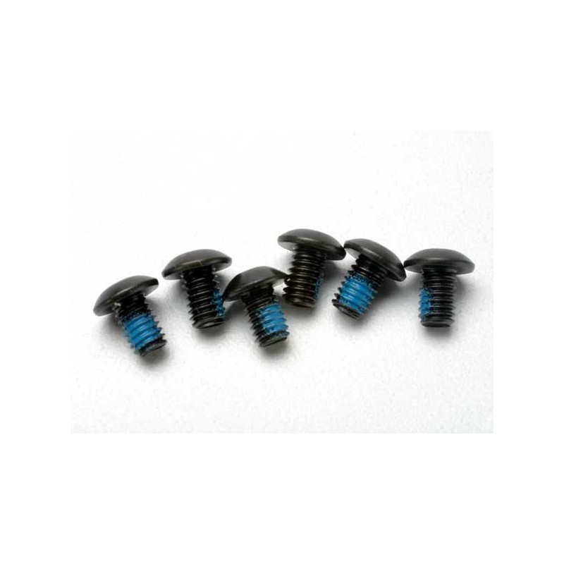 Tornillos Traxxas de 4X6mm cabeza de botón hexagonal (6pcs) TRX3939