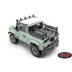 Estante de acero para tienda de aventura para RC4WD Gelande II 2015 Land Rover Defender D90 RC4VVVC1130