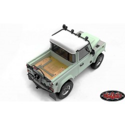 Plataforma de madera para caja de carga para RC4WD Gelande II 2015 Land Rover Defender D90 PICK-UP RC4VVVC1144