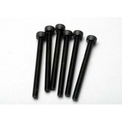 Tornillos Traxxas 3X32mm cabeza cilíndrica hexagonal (6pcs) TRX3964