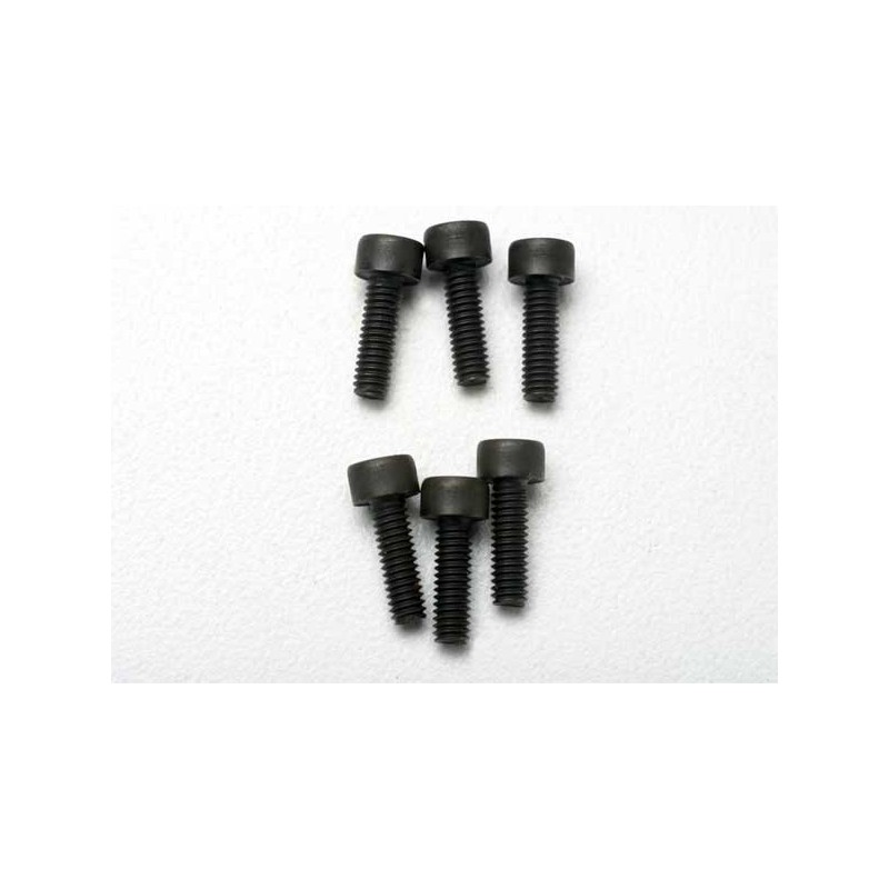 Tornillos Traxxas de 2.5X8mm cabeza cilíndrica (6pcs) TRX3965