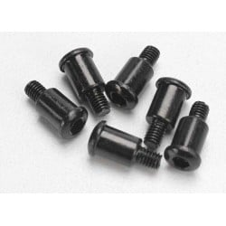 Tornillos de hombro planos 3x10 (6) Traxxas sin bloqueo de rosca TRX3967