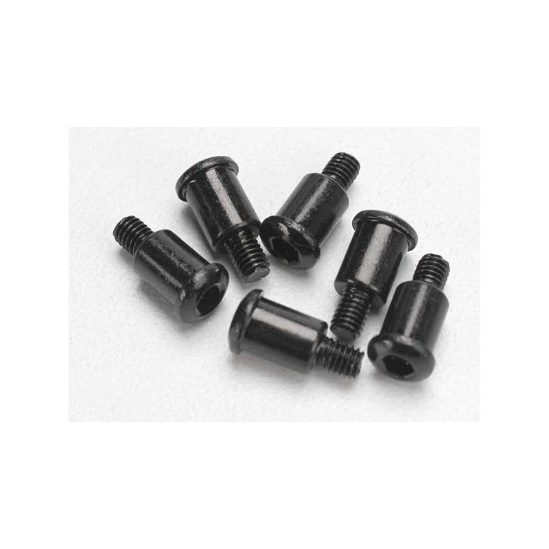 Tornillos de hombro planos 3x10 (6) Traxxas sin bloqueo de rosca TRX3967