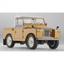 Coche de radiocontrol FMS 1/12 Land Rover Series II Scaler RTR color amarillo FMS11202RTR-YL