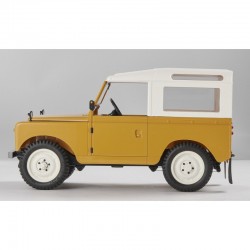 Coche de radiocontrol FMS 1/12 Land Rover Series II Scaler RTR color amarillo FMS11202RTR-YL