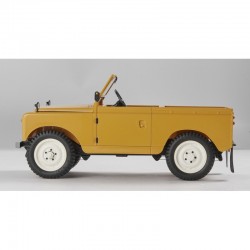 Coche de radiocontrol FMS 1/12 Land Rover Series II Scaler RTR color amarillo FMS11202RTR-YL