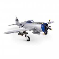 Avión E-Flite P-47 Razorback 1.2m BNF Basic con AS3X y SAFE Select EFL08450