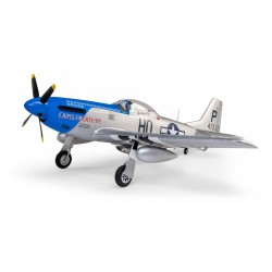 Avión E-Flite P-51D Mustang 1.2m BNF Basic con AS3X y SAFE Select “Cripes A’Mighty 3rd” EFL089500