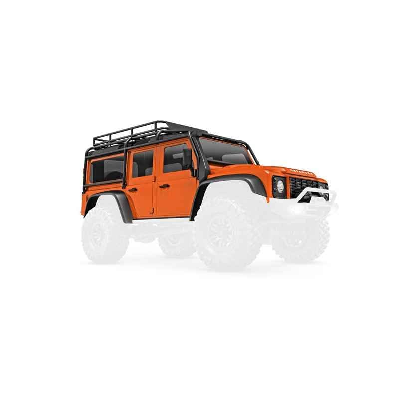 Carrocería Traxxas Land Rover Defender TRX-4M completa Naranja TRX9712-ORNG