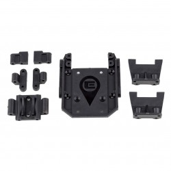 Soportes de caja de cambios y servos Element RC Enduro IFS AE42203