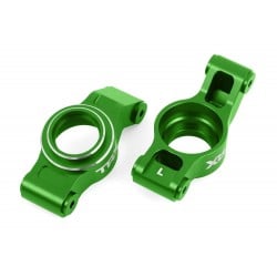 Manguetas traseras de aluminio Verdes 6061-T6 para Traxxas X-Maxx / XRT TRX7852-GRN