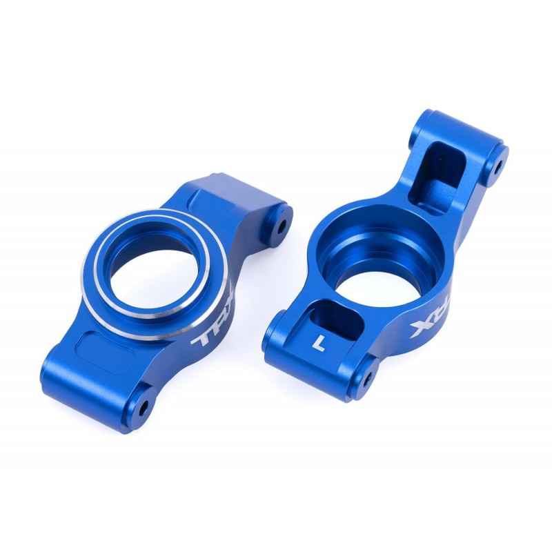 Manguetas traseras de aluminio Azul 6061-T6 para Traxxas X-Maxx / XRT TRX7852-BLUE