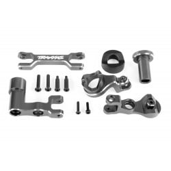 Juego de salva servo de aluminio gris 6061-T6 Traxxas XRT TRX7843-GRAY