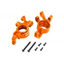 Bloques de dirección de aluminio 6061-T6 naranja Traxxas para X-Maxx / XRT TRX7836-ORNG