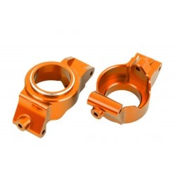 Bloques de ruedas (c-hubs) de aluminio naranja 6061-T6 para Traxxas X-Maxx / XRT TRX7832-ORNG