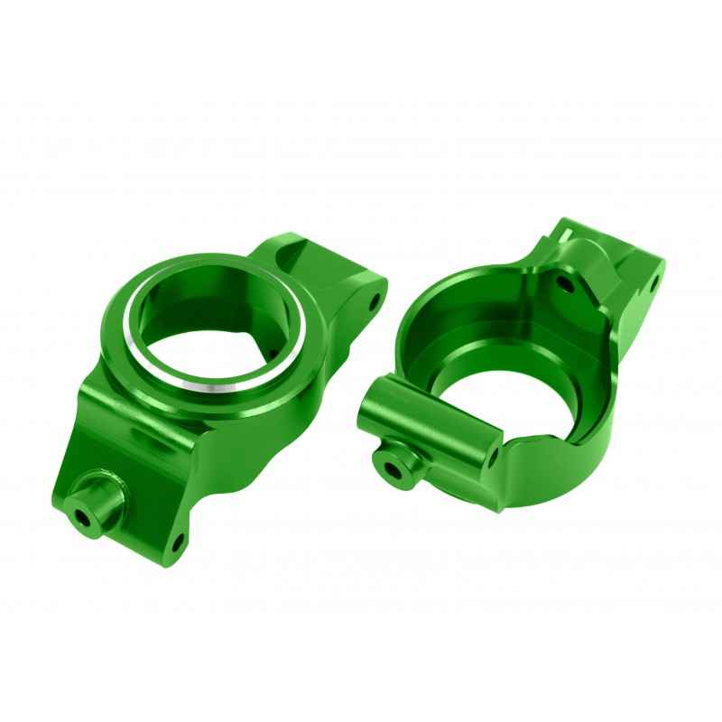 Bloques de ruedas (c-hubs) de aluminio verde 6061-T6 para Traxxas X-Maxx / XRT TRX7832-GRN