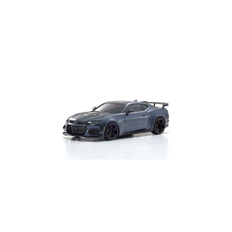 Kyosho Mini-Z RWD Chevrolet Camaro ZL1 1LE (W-MM/ KT531) con LED - Grey K.32339G