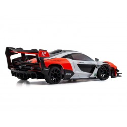 Kyosho Mini-Z RWD McLaren Senna GTR White-Red (W-MM/KT531P) K.32340WR