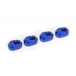 Retenedor de pasadores de suspensión de aluminio 6061-T6 Azul Traxxas (4pcs) TRX7743-BLUE