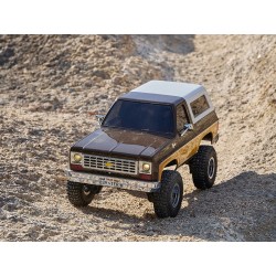 Coche Rc FMS 1:24 FCX24 Chevrolet K5 Blazer RTR - Marron FMS12403RTR-BR